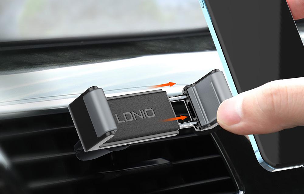 Car phone clip holder LDNIO MG04 (black)