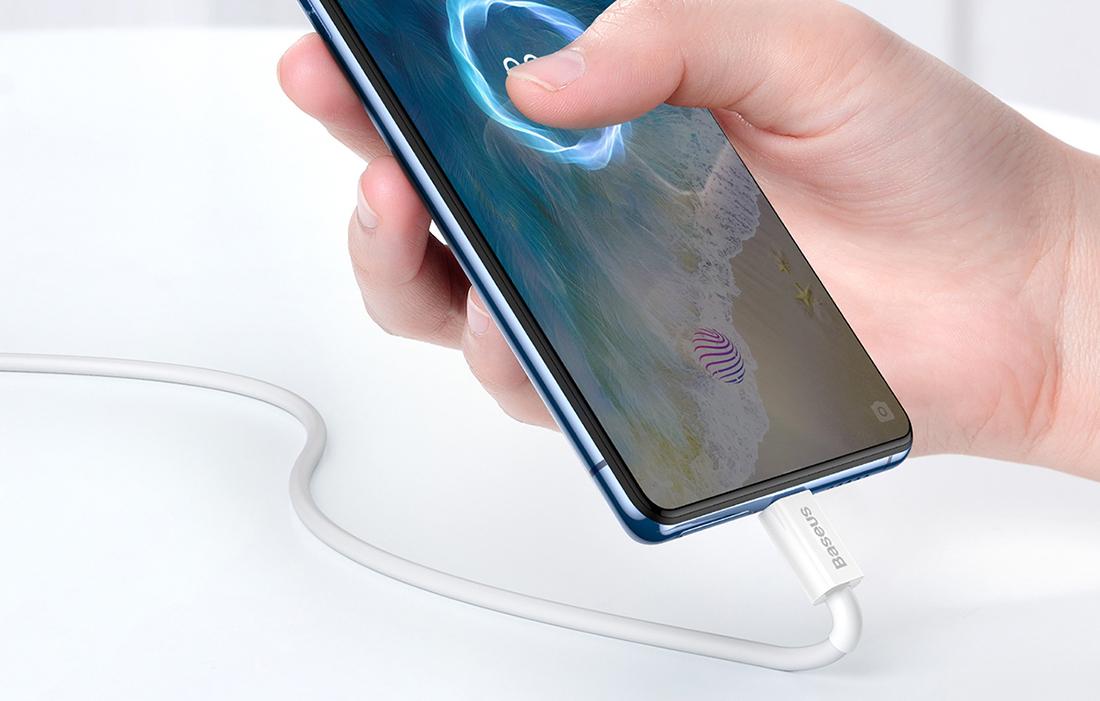 Baseus Superior Series USB-micro USB kábel, 2A, 2m (fehér)