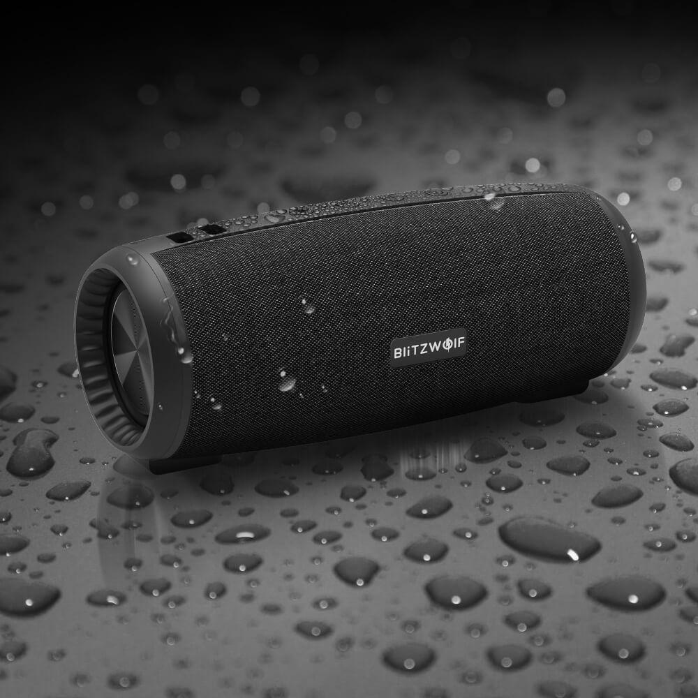 BlitzWolf® BW-WA1: 1200mAh vezeték nélküli Bluetooth hangszóró IPX5 védelemmel