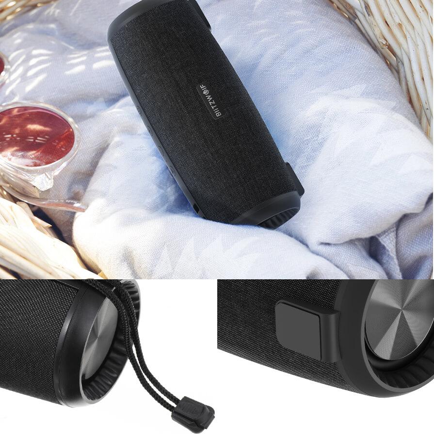 BlitzWolf® BW-WA1: 1200mAh vezeték nélküli Bluetooth hangszóró kompakt méret igényes kialakítás