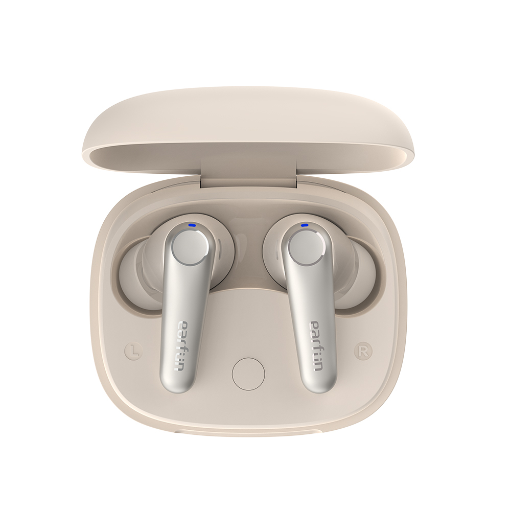 EarFun Air Pro 3 teljesen vezeték nélküli fülhallgató zajszűréssel, 6 beépített mikrofonnal - Fehér (TW500W)