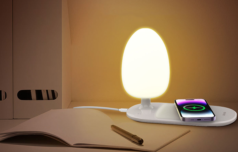 Night lamp with Qi wireless charging function, LDNIO Y3 (white)