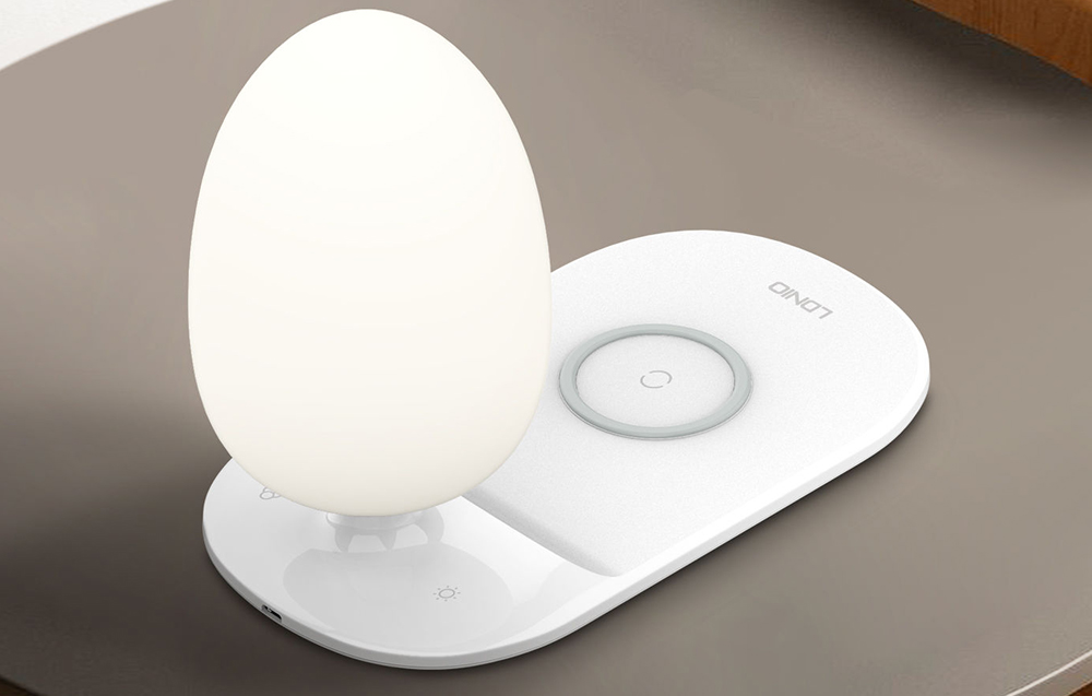 Night lamp with Qi wireless charging function, LDNIO Y3 (white)